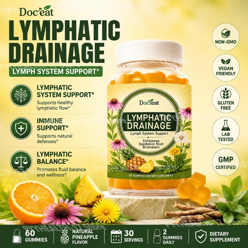 Herbal Wellness In - Docteat Lymphatic System Support Gummies with