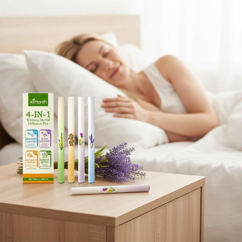 Herbal Wellness Blend - 4 In 1 Herbal Diffuser Set