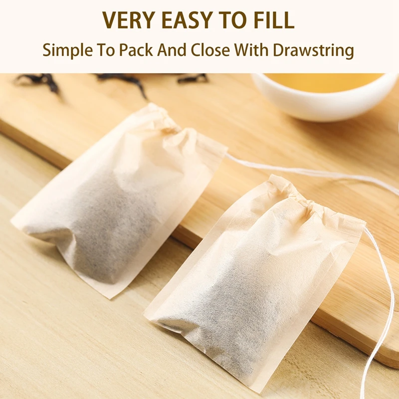 100Pcs Teabags with Drawstring - Herbal Wellness Blend review and price