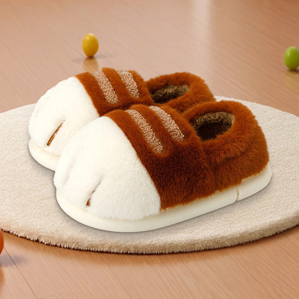 Warm Slip-on House Shoes 3D Ca - Cat Claw Bark review and price
