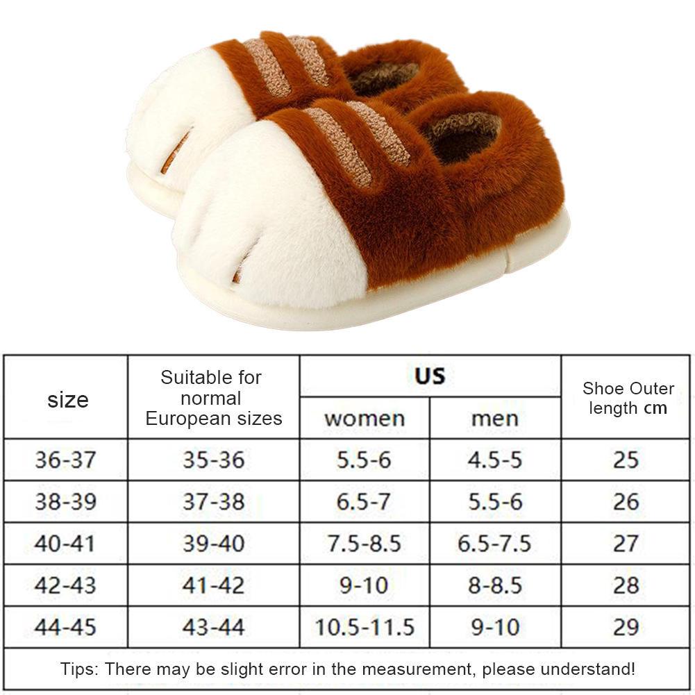 Warm Slip-on House Shoes 3D Ca - Cat Claw Bark review and price
