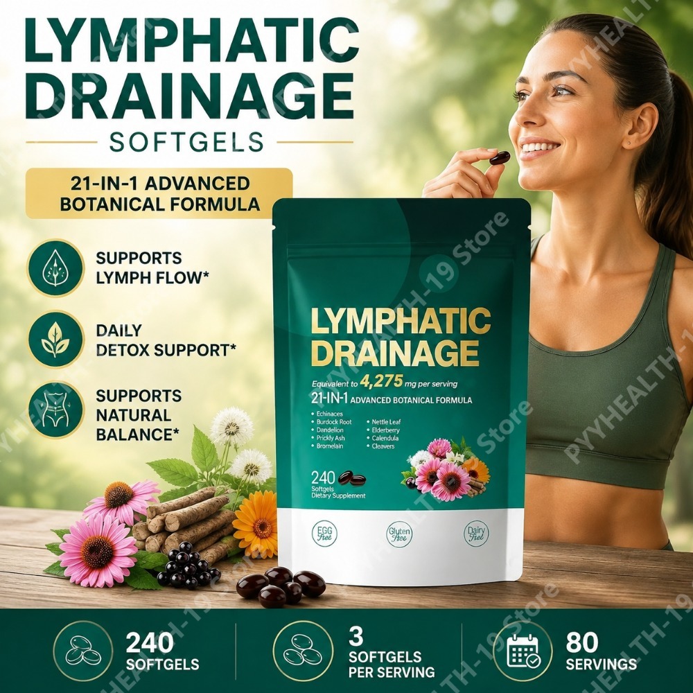 Lymphatic Drainage Capsules He - Herbal Wellness Blend review and price