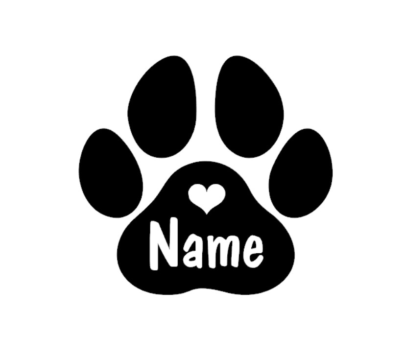 2pcs Personalised Paw Print wi - Cat Claw Bark review and price