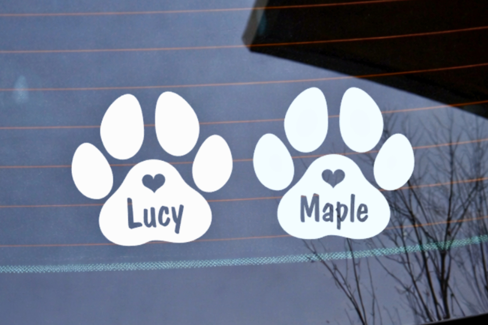 2pcs Personalised Paw Print wi - Cat Claw Bark review and price
